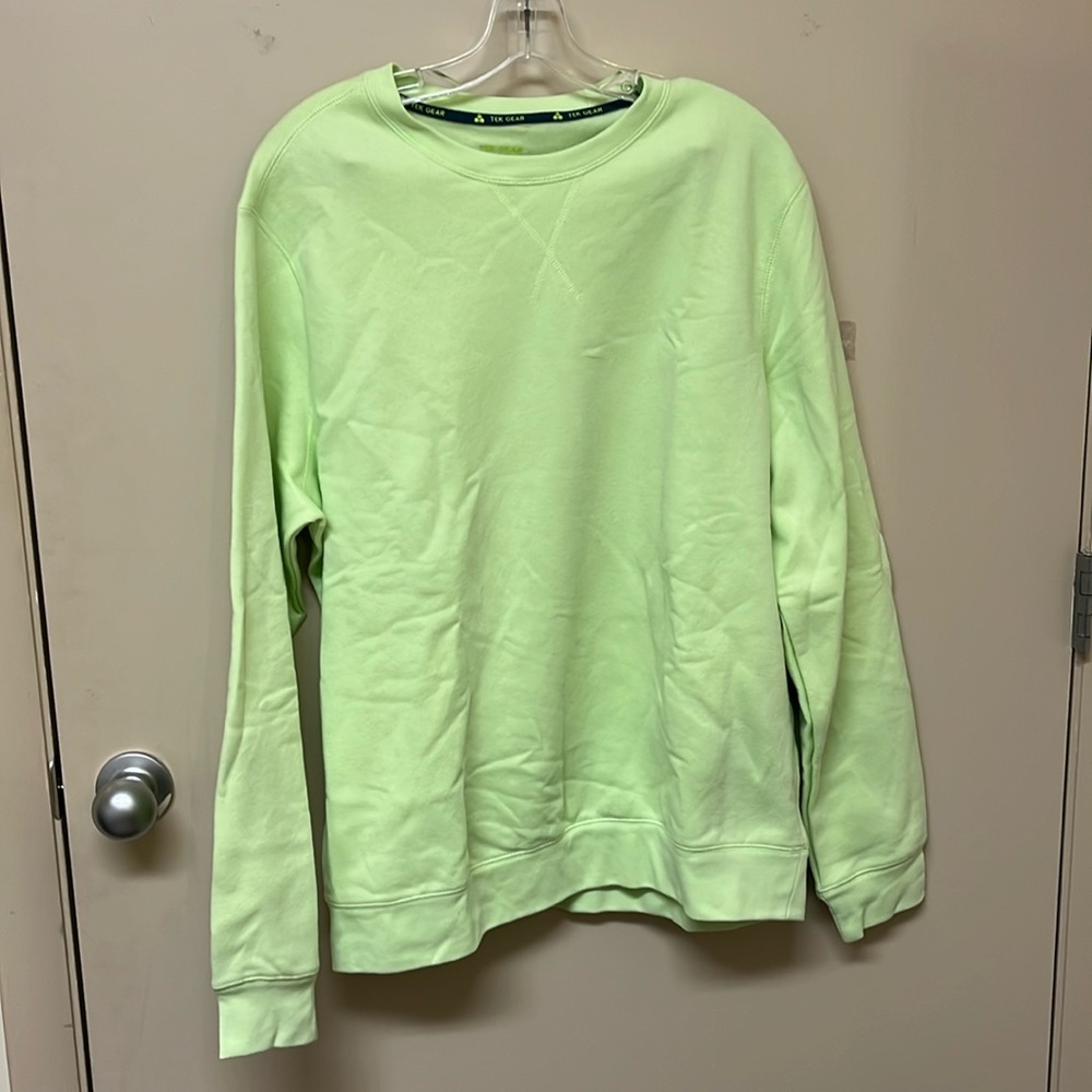 Soft green crewneck